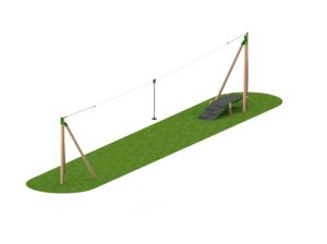 Timber Aerial Runways One Way 20m