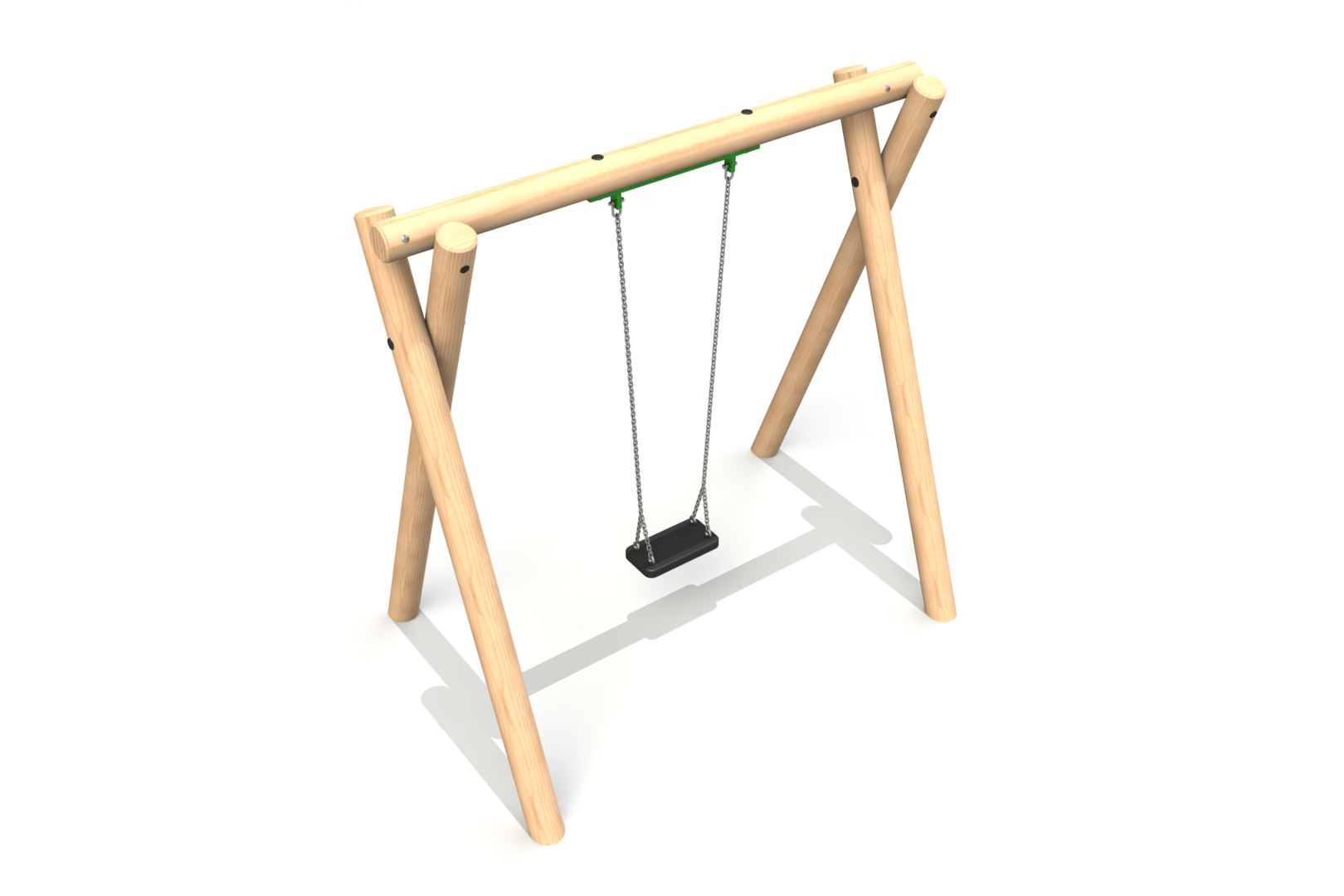 Timber Swings 2.4m 1 Flat Seat